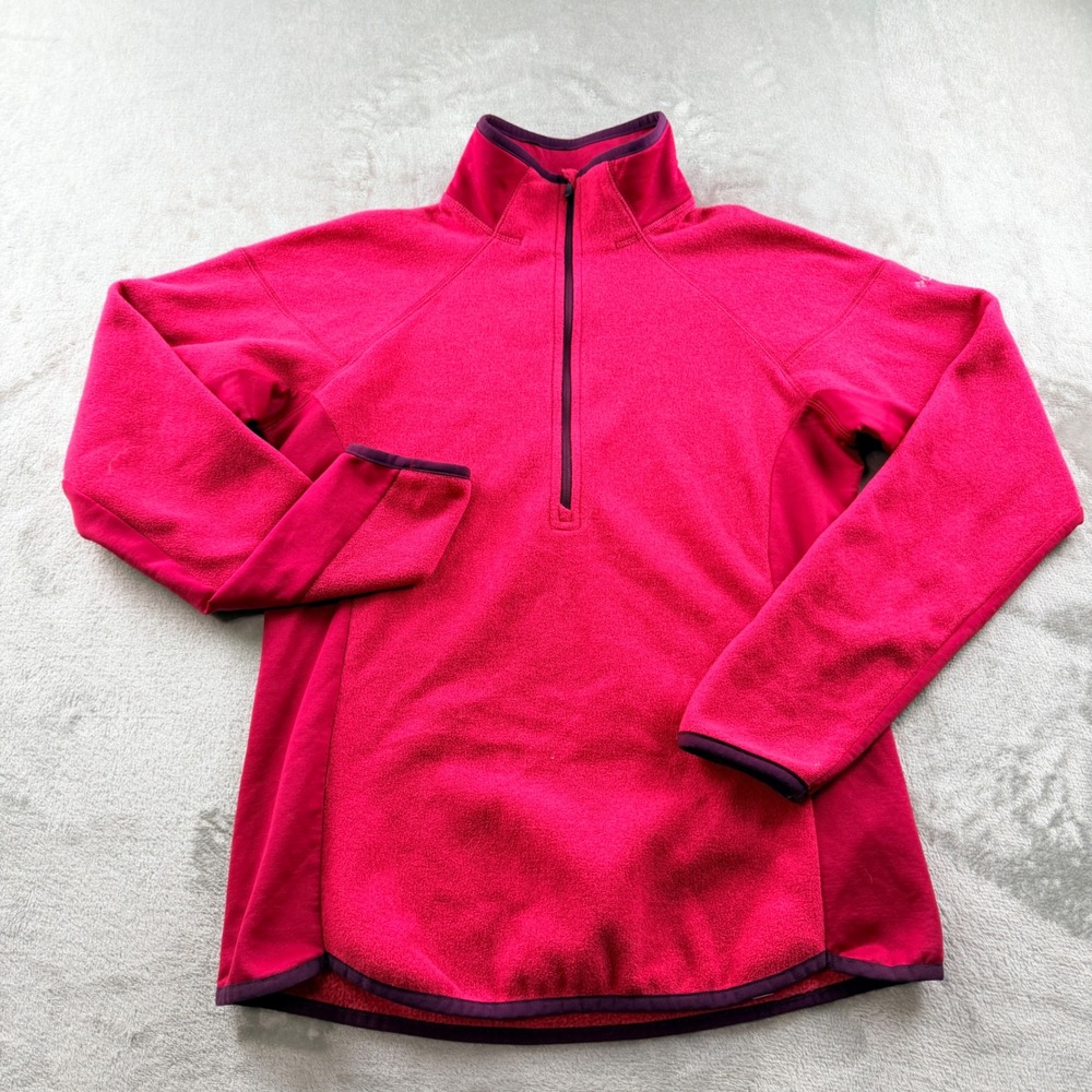 Columbia Sportswear Omni-Wick Pink 1/4 Zip Fleece Pullover Women's Small RN69724